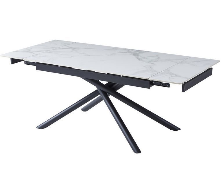 Стол Vetro Mebel TML-819-1 вайт клауд+черный (TML-819-1-white-cloud) 1884213885 фото