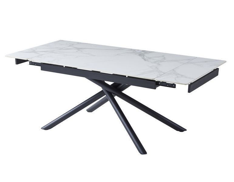 Стол Vetro Mebel TML-819-1 вайт клауд+черный (TML-819-1-white-cloud) 1884213885 фото