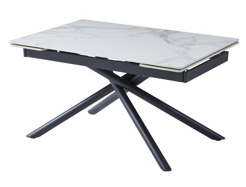 Стол Vetro Mebel TML-819-1 вайт клауд+черный (TML-819-1-white-cloud) 1884213885 фото