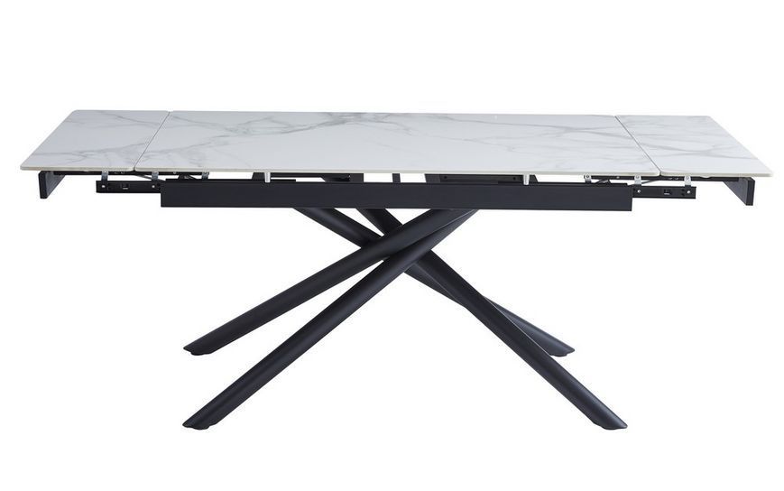 Стол Vetro Mebel TML-819-1 вайт клауд+черный (TML-819-1-white-cloud) 1884213885 фото