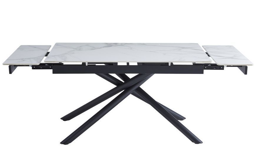 Стол Vetro Mebel TML-819-1 вайт клауд+черный (TML-819-1-white-cloud) 1884213885 фото