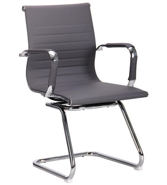 Крісло на полозах AMF Slim CF (XH-632C) Сіре (521219) 1767678315 фото