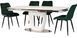 Стіл Vetro Mebel TML-825 білий мармур + білий (TML-825-white-marble) 1454026038 фото 8