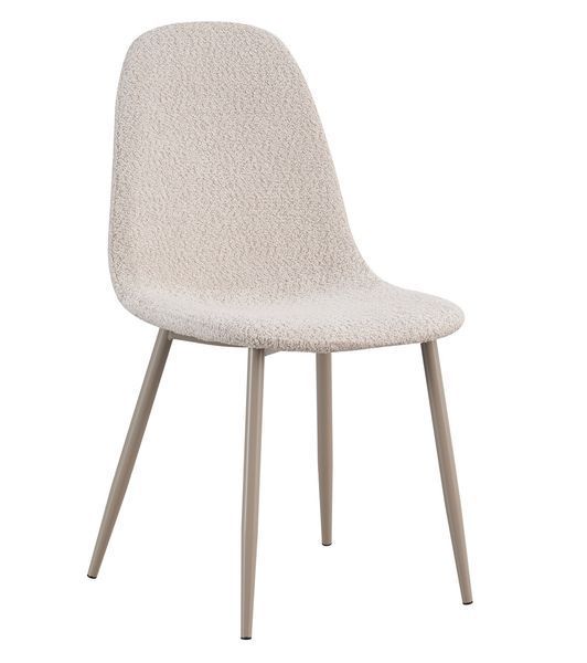 Стілець Vetro Mebel N-160 Крем-брюле букле (N-160-creme-boucle/cappuc) 2324438419 фото