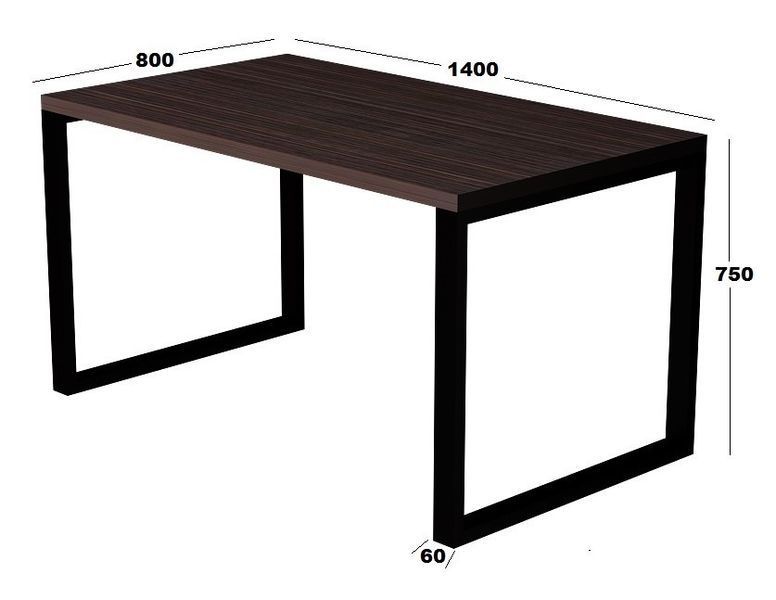 Стіл обідній Gamma Style Бесіда 1400 мм Дуб Венге 2865610466 фото