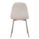 Стілець Vetro Mebel N-160 Крем-брюле букле (N-160-creme-boucle/cappuc) 2324438419 фото 3