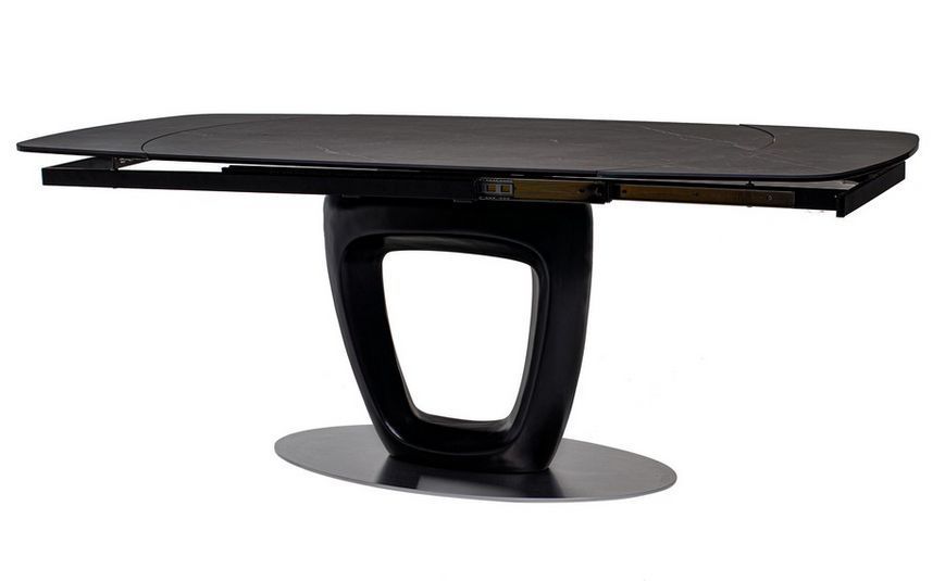 Стіл Vetro Mebel TML-825 неро маркіна + чорний (TML-825-nero-markina) 1900995594 фото