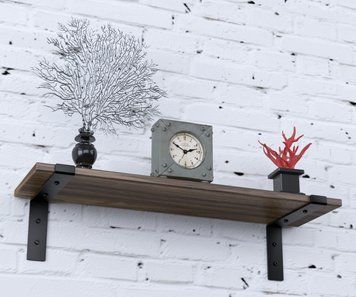 Полиця Loft Design Z-68-18 Чорний/Горіх Модена 11114z-68180304 фото