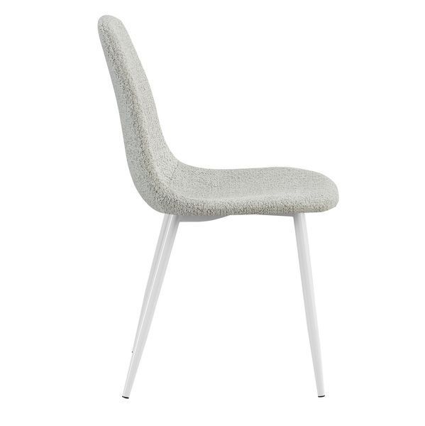 Стул Vetro Mebel N-160 Мятный букле (N-160-mint-boucle/white) 2324445170 фото