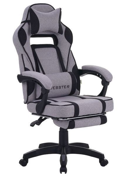 Крісло AMF VR Racer Textile Webster Cірий (555296) 2352831551 фото