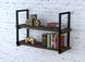 Полка Loft Design PL2-112-36 Черный/Орех Модена 11114pl2-112360304 фото 1