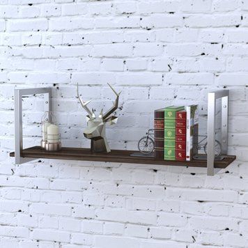 Полиця Loft Design PL1-112-18 Сріблястий/Горіх Модена 11114pl1-112180204 фото