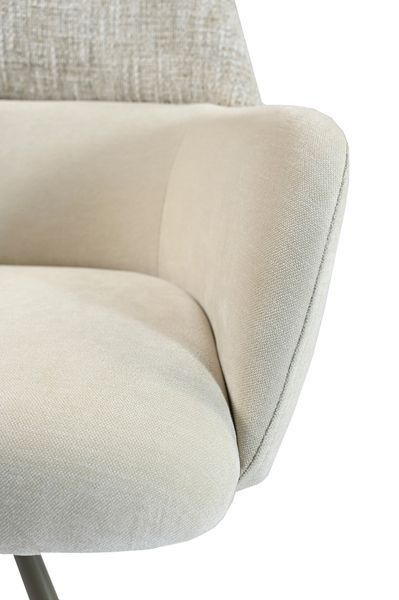 Стілець Vetro Mebel R-165 поворотний Тофу ніжки капучіно (R-165-tofu-chenille/cappu) 2564587678 фото