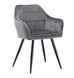 Стілець Vetro Mebel М-62 сірий + чорний (M-62-grey-velvet/ black) 1690357717 фото 6