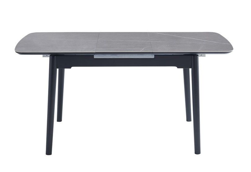 Стол Vetro Mebel ТМ-76 Петра грей+черный (TM-76-petra-grey/ black) 1683416021 фото