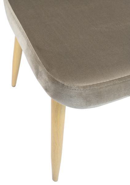 Стул Vetro Mebel N-44 Капучино велюр ножки дуб (N-44-cappuccino-velur/oak) 2474944234 фото