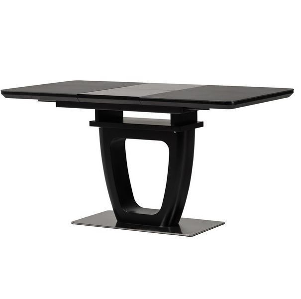 Стол Vetro Mebel ТМL-860-1 черный оникс+черный (TML-860-1-black-onix/ black) 1682639454 фото