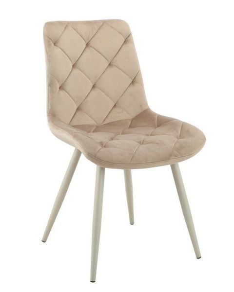 Стул Vetro Mebel М-45 капучино + капучино (M-45-cappuccino-velur/cappucino) 1792129386 фото