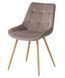 Стул Vetro Mebel N-45 Капучино велюр ножки дуб (N-45-cappuccino-velvet/oak) 2475507480 фото 1