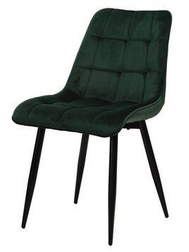 Стілець Vetro Mebel N-46 смарагд + чорний (N-46-emerald-velvet/ black) 1692189745 фото