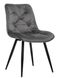 Стул Vetro Mebel М-48 серый+черный (M-48-grey-velvet/ black) 1744305342 фото 6