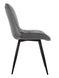 Стул Vetro Mebel М-48 серый+черный (M-48-grey-velvet/ black) 1744305342 фото 2