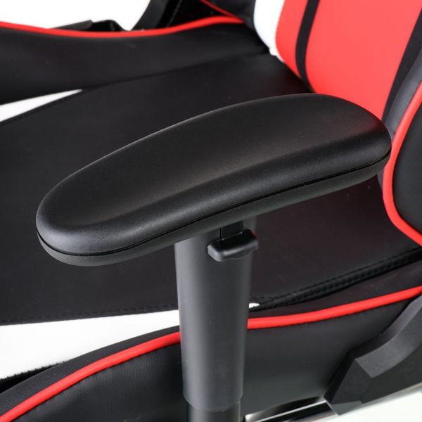 Крісло Special4You ExtremeRace black/red/white with footrest 1641877739 фото