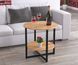 Журнальний стіл Loft Design D-60 Дуб Крафт золотий 2105766091 фото 2