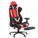 Крісло Special4You ExtremeRace black/red/white with footrest 1641877739 фото 3