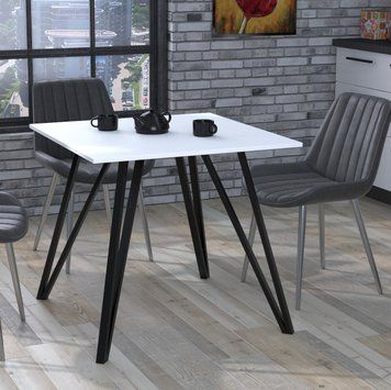 Стол Loft Design Лима 80-80 Белый Альпийский белый 1710761263 фото