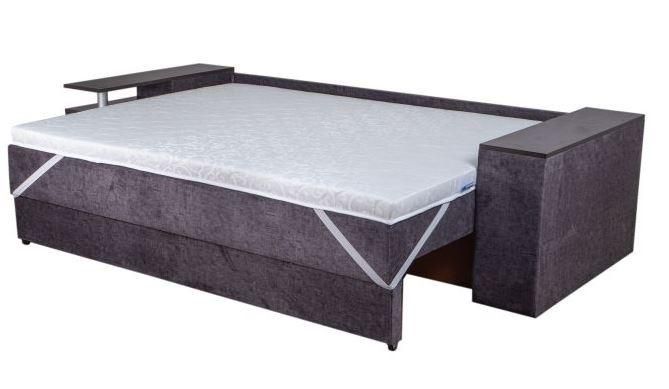 Тонкий матрас-топпер Eurosleep Стандарт Cocos Lux Жаккард 140х190 см 1719708161 фото