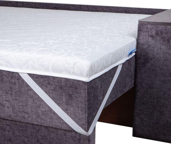 Тонкий матрас-топпер Eurosleep Стандарт Cocos Lux Жаккард 140х190 см 1719708161 фото