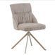 Стул Vetro Mebel R-168 поворотный Жемчужный тауп ножки капучино (R-168-pearly-taupe/cappuc) 2559018079 фото 3
