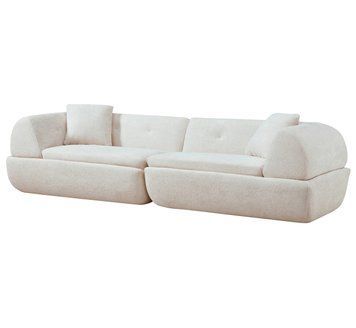 Бескаркасна модульна софа Vetro Mebel Вірджинія айворі (Virginia-ivory-sofa) 3041933193 фото