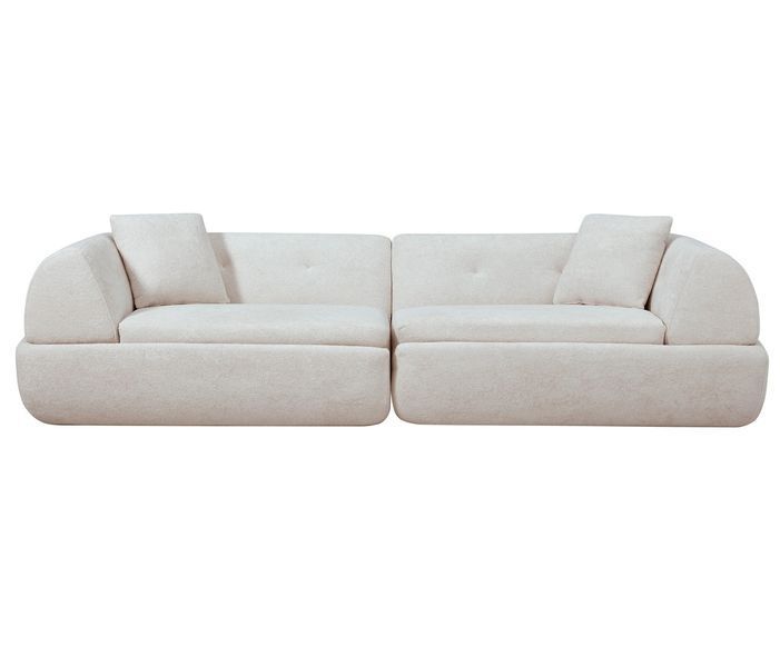 Бескаркасна модульна софа Vetro Mebel Вірджинія айворі (Virginia-ivory-sofa) 3041933193 фото