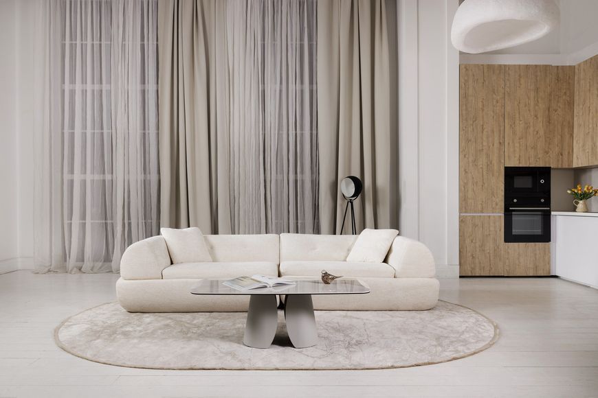 Бескаркасна модульна софа Vetro Mebel Вірджинія айворі (Virginia-ivory-sofa) 3041933193 фото