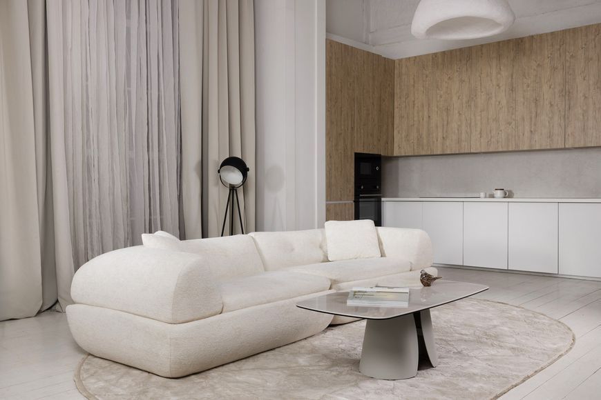 Бескаркасна модульна софа Vetro Mebel Вірджинія айворі (Virginia-ivory-sofa) 3041933193 фото