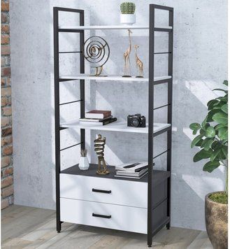 Стелаж Loft Design L-155 з шухлядами Білий 2247812877 фото