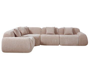 Бескаркасний модульний диван Vetro Mebel Дакота перлинний беж (Dakota-sofa-pearl-beige) 3041933424 фото