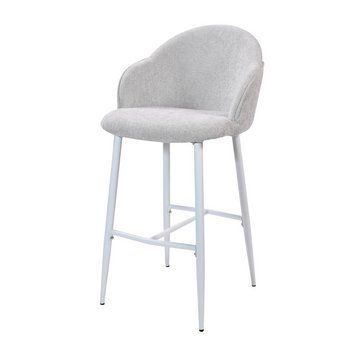 Напівбарний стілець Vetro Mebel B-236 Оксфорд ніжки білі (B-236-oxford/white) 2559068485 фото