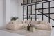 Бескаркасний модульний диван Vetro Mebel Дакота перлинний беж (Dakota-sofa-pearl-beige) 3041933424 фото 2