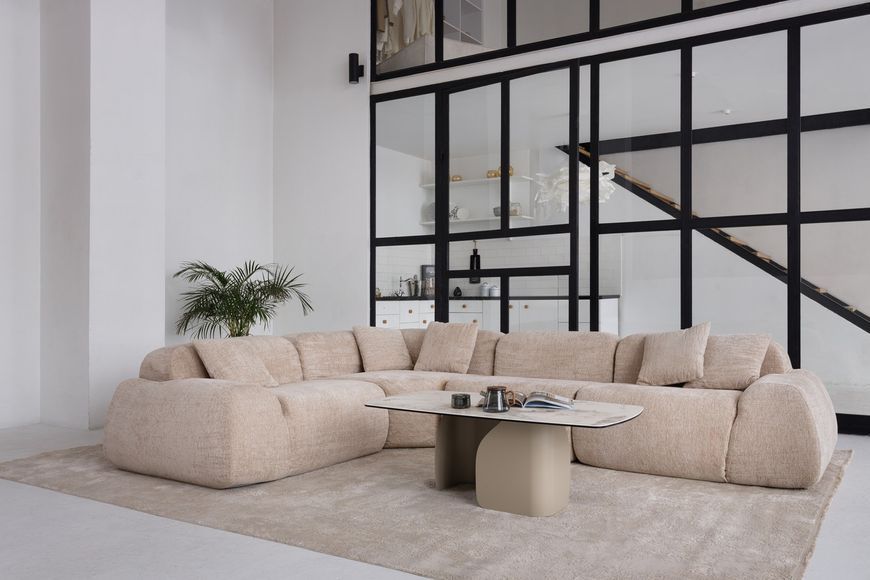 Бескаркасний модульний диван Vetro Mebel Дакота перлинний беж (Dakota-sofa-pearl-beige) 3041933424 фото