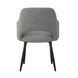 Стілець Vetro Mebel M-234 Натуральний льон ніжки капучіно (M-234-dark-grey/black) 2559091794 фото 4