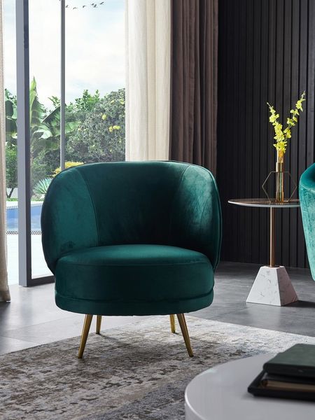 Кресло Vetro Mebel Сильвия (silviya-emerald-armchair) 1168671550 фото