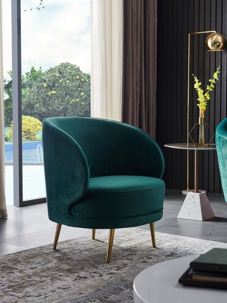 Кресло Vetro Mebel Сильвия (silviya-emerald-armchair) 1168671550 фото