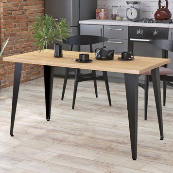 Стіл Loft Design Лінда 138-70 Дуб Крафт золотий 1700844744 фото