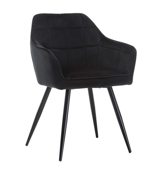 Стул Vetro Mebel М-62 черный + черный (M-62-black-velvet/ black) 1690358603 фото