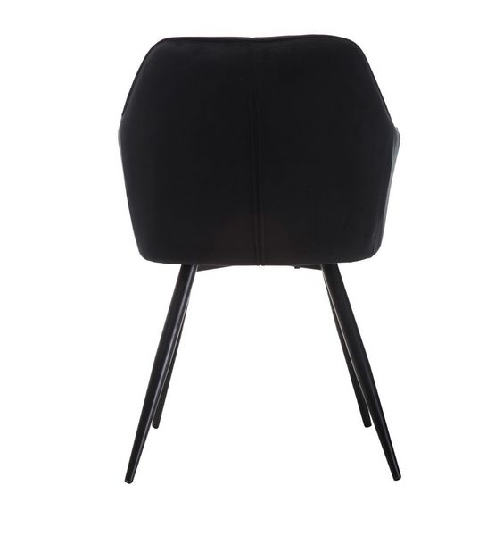 Стул Vetro Mebel М-62 черный + черный (M-62-black-velvet/ black) 1690358603 фото