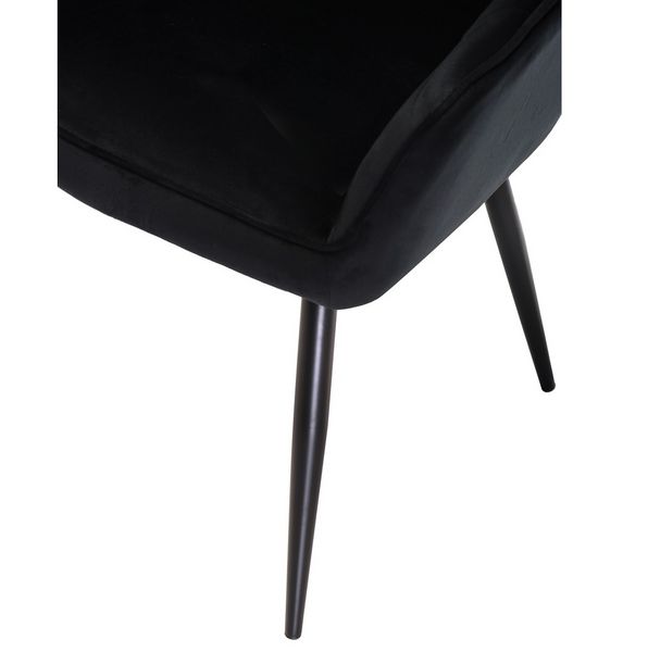 Стул Vetro Mebel М-62 черный + черный (M-62-black-velvet/ black) 1690358603 фото