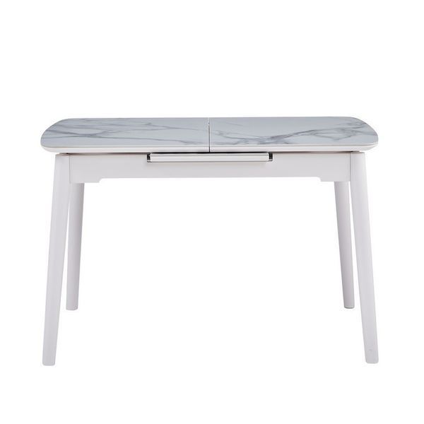Стол Vetro Mebel ТМ-76 Уайт клауд + розовый блаш (TM-76-petra-grey/ black) 2141703330 фото